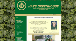 Desktop Screenshot of haysgreenhouse.com